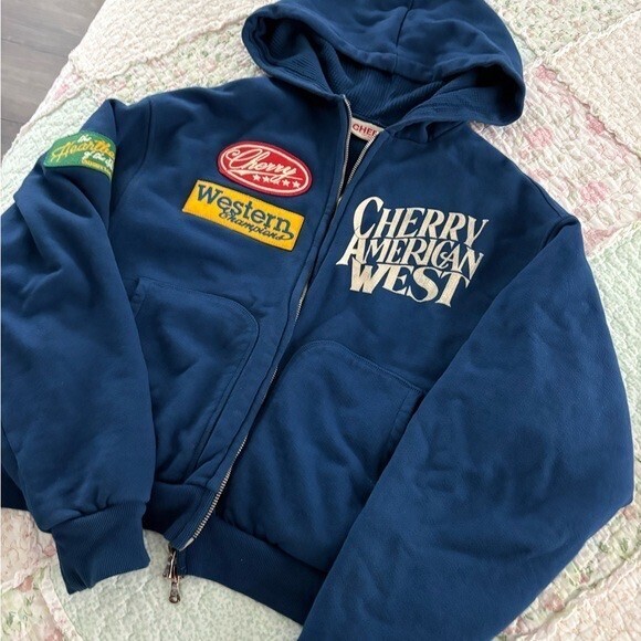 Cherry LA Blue Cherry American West Hoodie