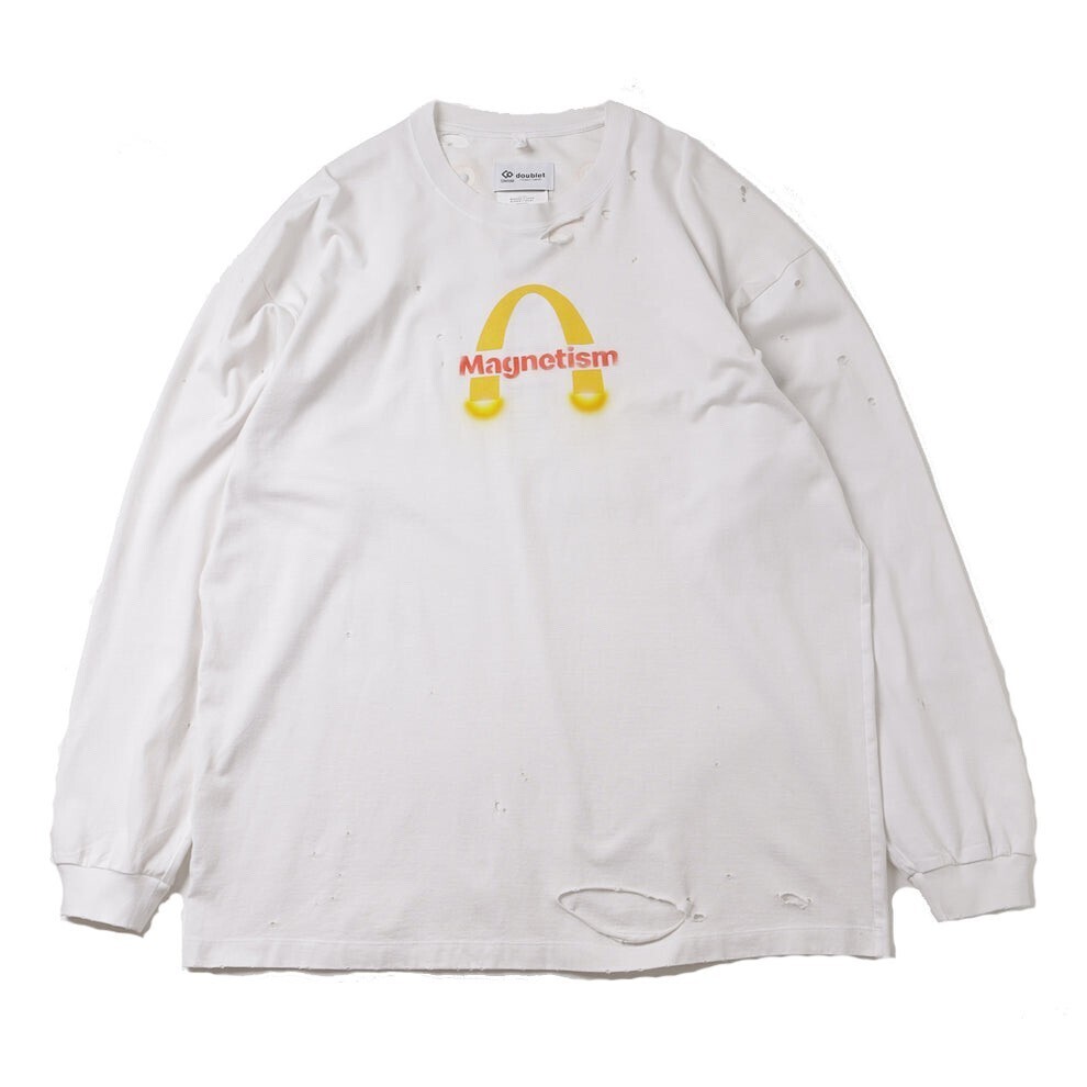 doublet MAGNETIC LONG SLEEVE T-SHIRT