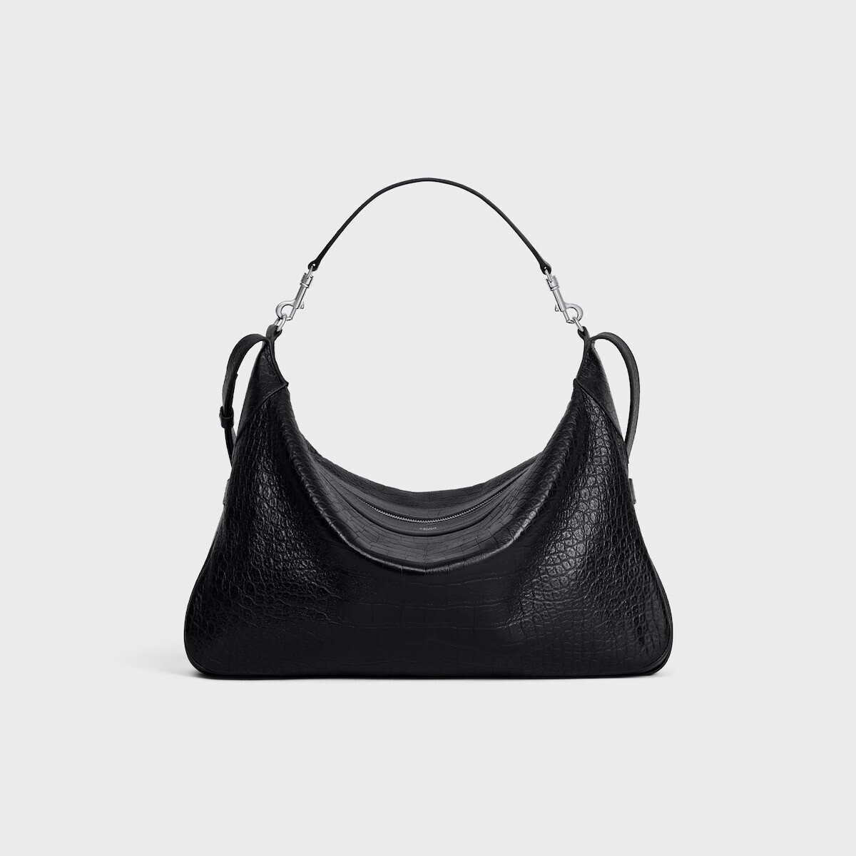 CELINE ラージ ストラップ ロミー / クロコダイル型押しディアスキン