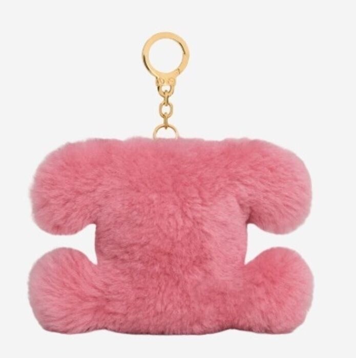 CELINE トリオンフ ポンポン key ring ハート付き