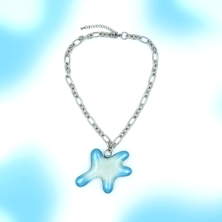 KIMUNE STARBABY : Neck Piece ( baby blue )