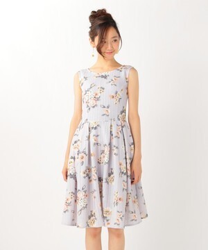 L'EST ROSE レースフラワーワンピース