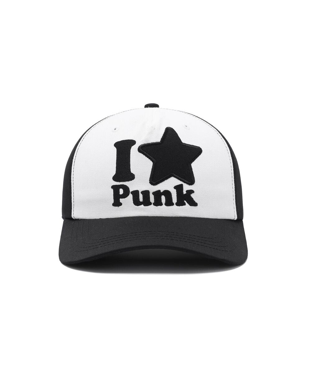 ISTKUNST I LOVE PUNK CAP_BLACK(IK2EFMAB21A)