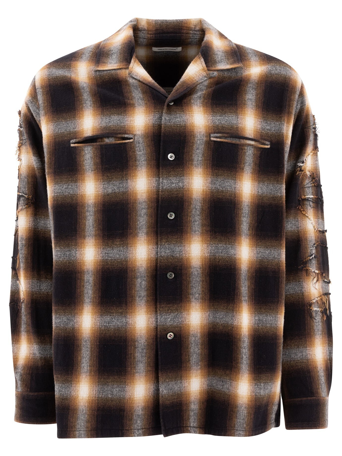 UNDERCOVER Check shirt UP2D4402BROWNCK