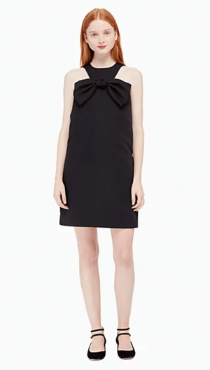 kate spade new york bow shift dress