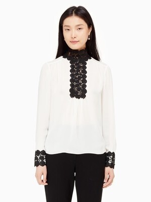 kate spade new york MADISON AVE. COLLECTION ROMEE TOP