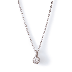THE KISS 【K-N453WG】THE KISS sweets  / K10ホワイトゴールド ダイヤモンド レディース ネックレス 40cm