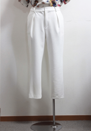 partisan グログランニットクロップドパンツ (2316350)