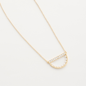 raffia 【JC2362】JewCas 2016A/W ”D”スワロフスキーストーンネックレス