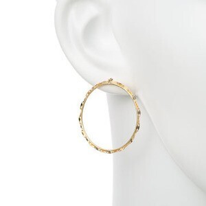 STAR JEWELRY CIRCLE PIERCED EARRINGS