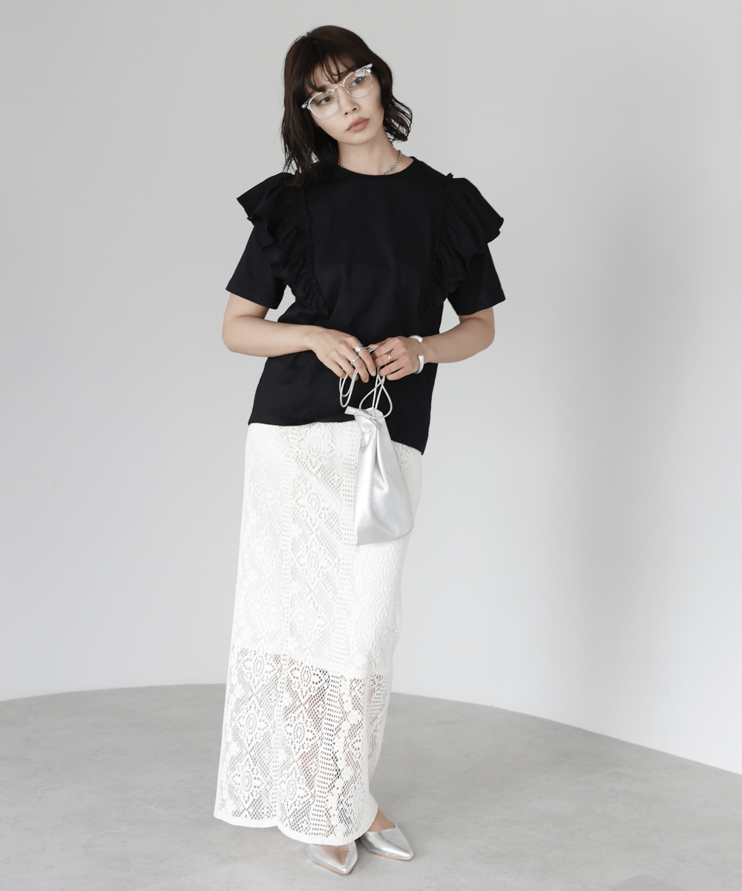 SOTT Frill T shirts フリルTシャツ