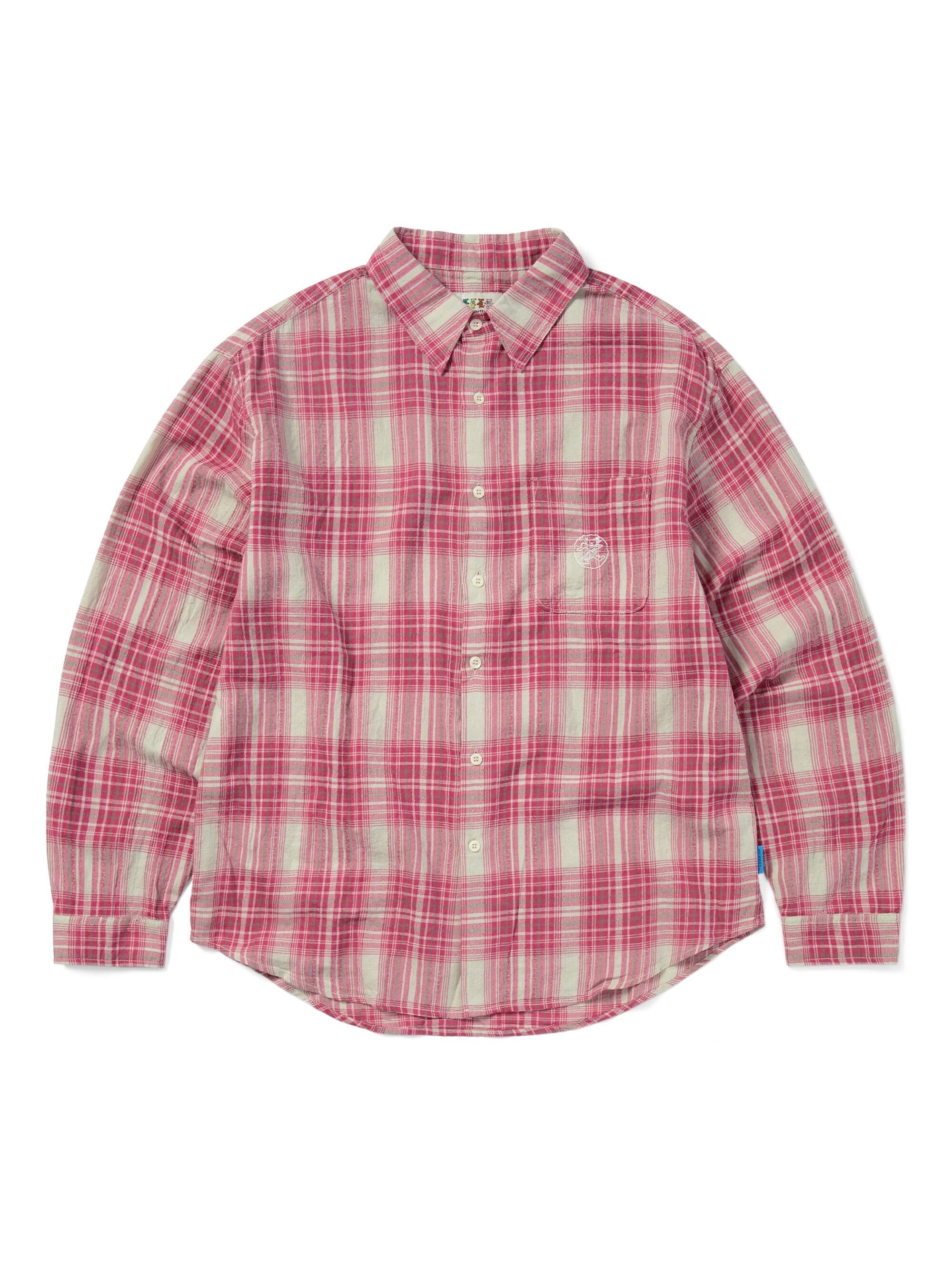 thisisneverthat GD Lightning Bear Plaid Shirt