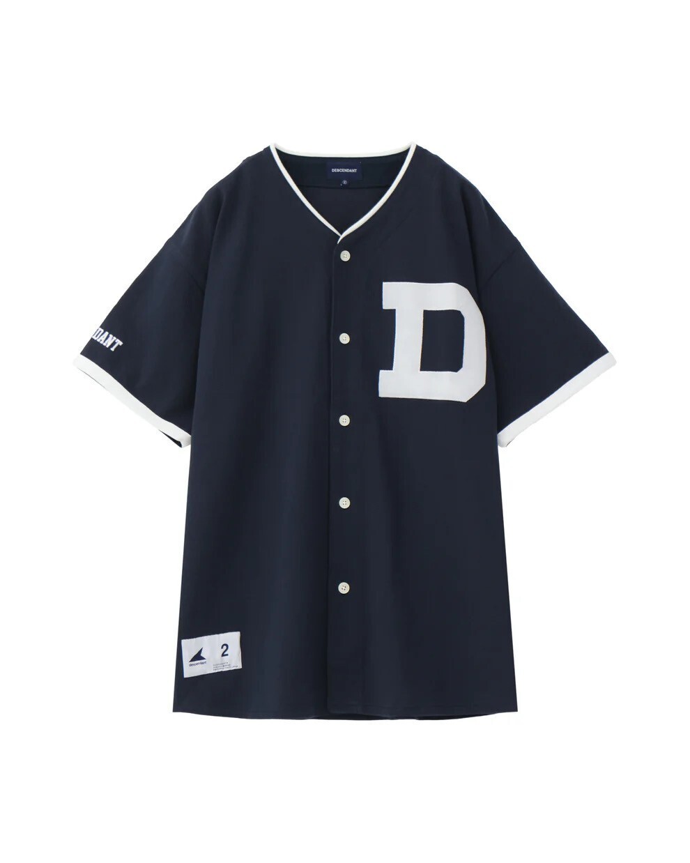 DESCENDANT BLEEK BASEBALL JERSEY NAVY