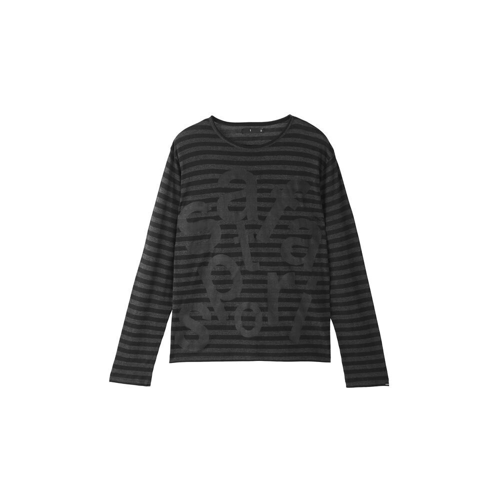 SAFARISPOT Ticketing Stripe Border Tee (Black)