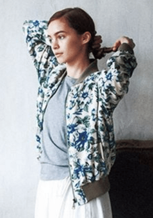 Lois CRAYON print blouson