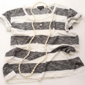 raffia 【JC1002/JC1003】JewCas/Cotton pearl necklace