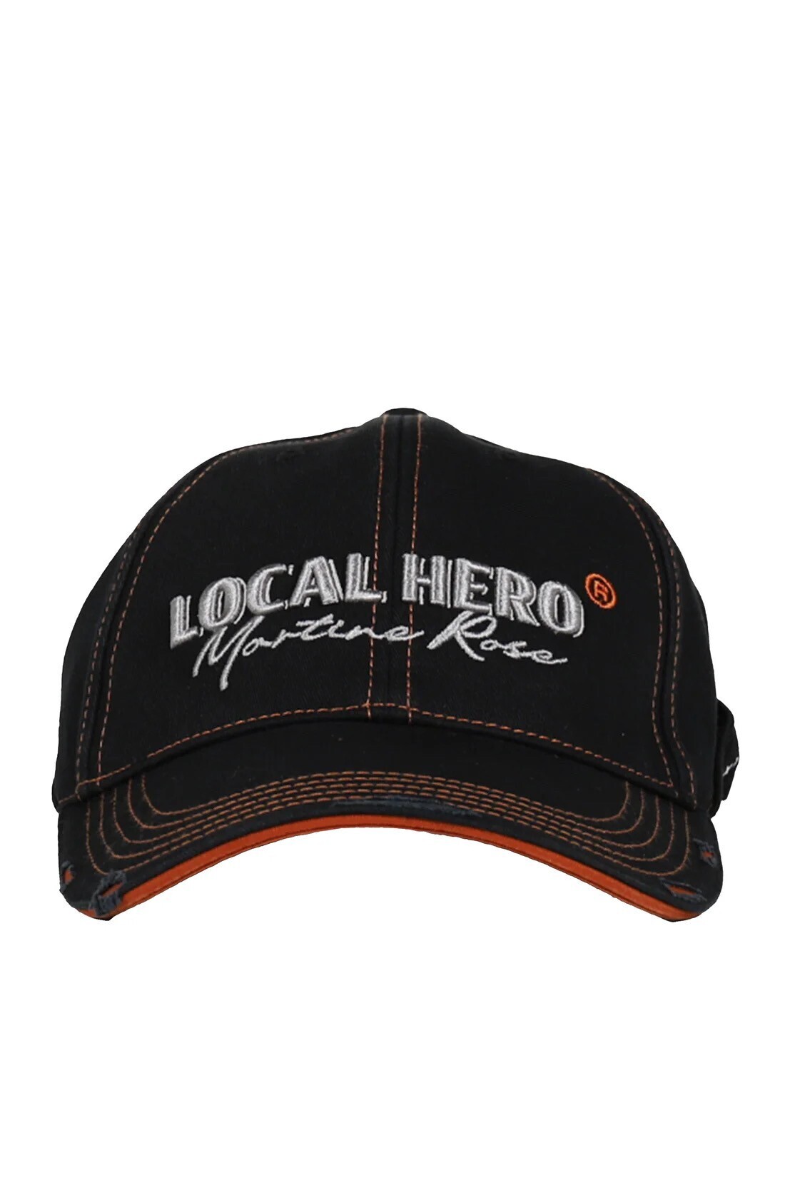 Martine Rose ROLL BACK CAP / BLK-ORG BLKORA