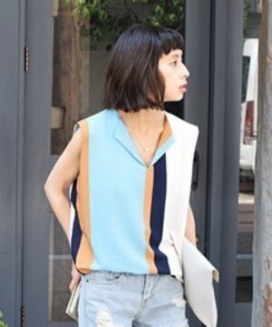 AMERI SHOWY COLOR DESIGN TOP