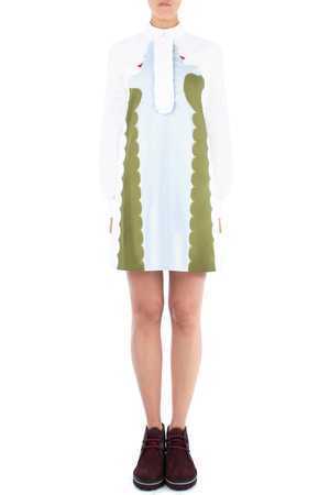 VIVETTA White cotton blend Suggina dress
