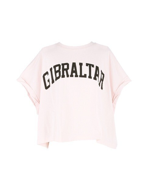coca 袖ロールアップロゴTシャツ