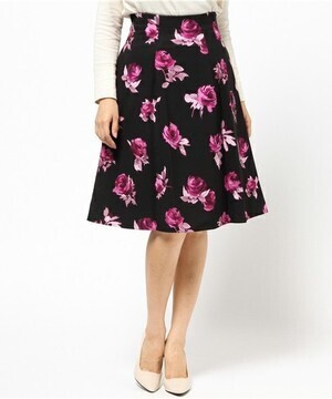 kate spade new york ON POINTE ENCORE ROSE MIDI SKIRT