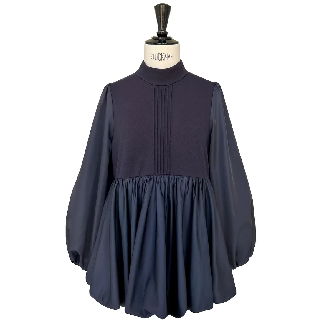 RUIRUE BOUTIQUE バルーンペプラムTOPS＆ピンタックシガレットパンツ2点セットアップ