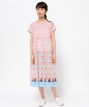 tsumori chisato SLEEP ニットＴ×ゲッコー／ワンピース