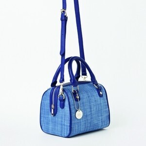 whatchamacallit 【67070414】wHAtcHaMaCaLLit/トリコロールストローバッグ