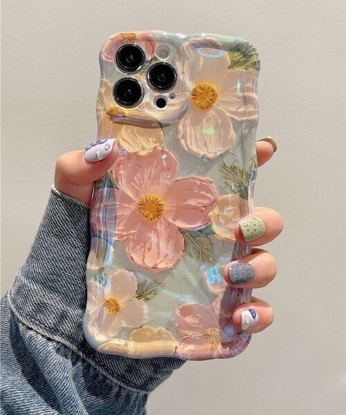 Fun & Daily Art Flower iPhone Case 14 / 15 / 16 / Plus / Pro / Pro Max