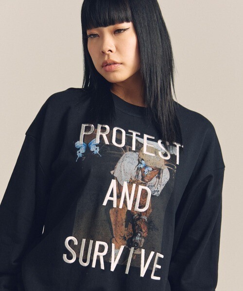 GALLIS ADDICTION GA 裏毛-BOY＆GIRL CREW