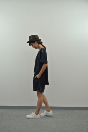 CON ANIMA CONANIMA 162748 異素材使いオールインワン