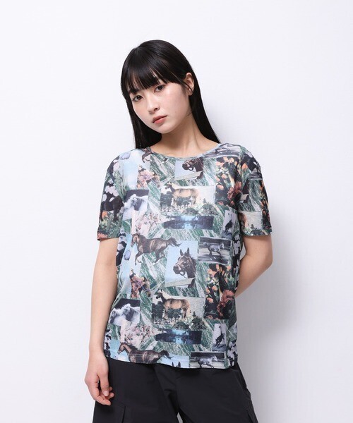 Common Noun 'HORSE' Yumi Matsushita シアートップス半袖 お気に