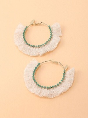 lilLilly フリンジフープピアス