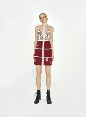 DISAYA SUEDE MINI DRESS