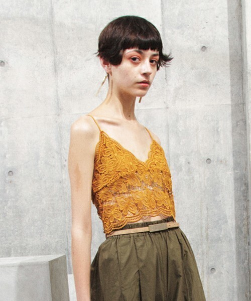 MURUA flower laceキャミソール