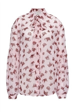 PINKO Long-sleeved shirt in Georgette