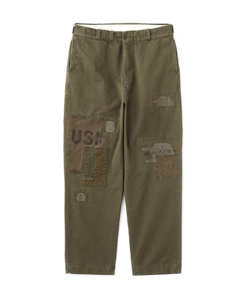 AVIREX ARMY CHINO PANTS 'REPAIR CUSTOM'
