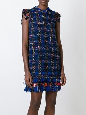 MSGM ツイードドレス