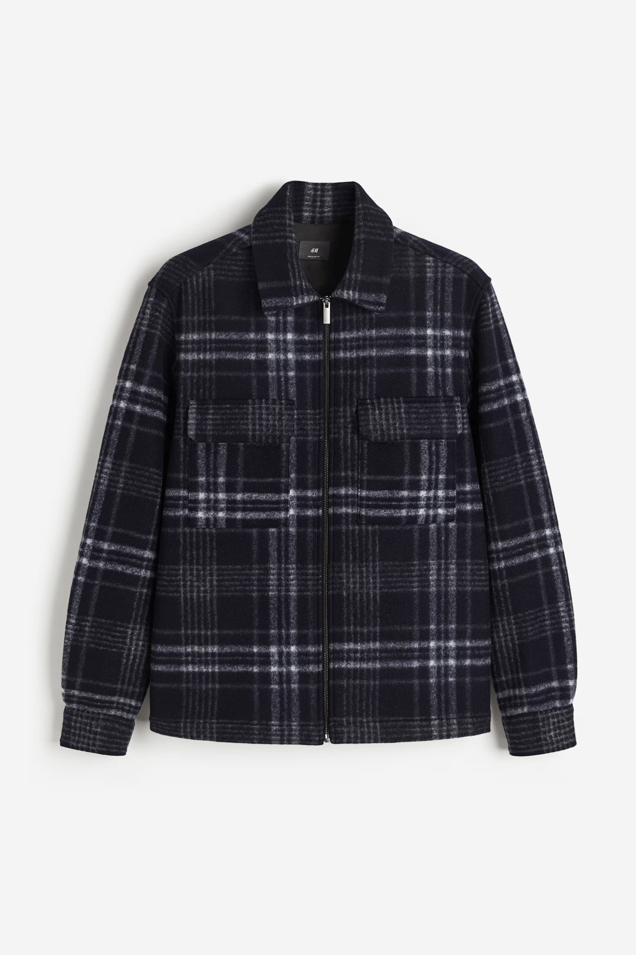 H&M Regular Fit Felted Overshirt