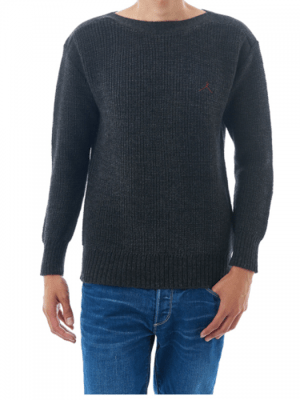 Ripo trenta anni 【RTA15AW-KN003】Ripo trenta anni / イタリーヤーンハンガー刺繍ボートネックセーター