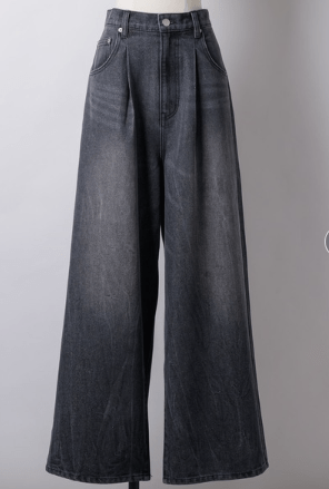 yae Super wide mens like denim