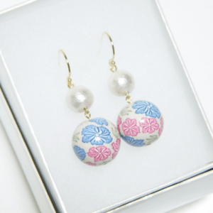 niconeru カラフルフラワー ピアス　(25cj-p1606)