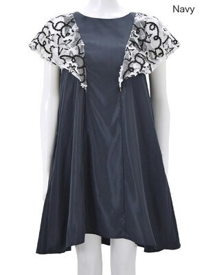 Chesty Star Embroidery Onepiece