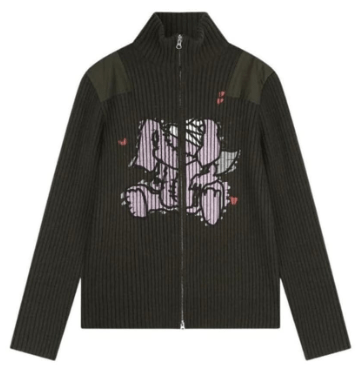 COTCHS バニーニットジップアップ