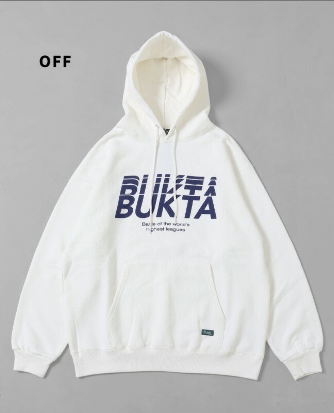 BUKTA ヘビーOZ裏毛パーカー