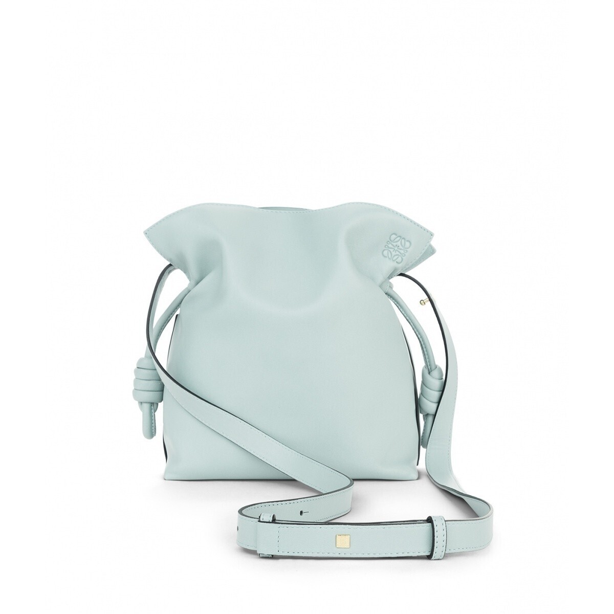 LOEWE Flamenco Knot Small Bag Aqua