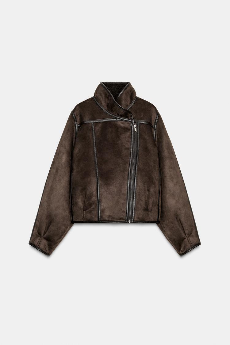 ZARA DOUBLE-FACED JACKET ZW COLLECTION