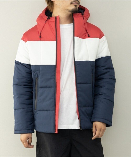 STYLEBLOCK デュスポ中綿トリコロールブルゾン