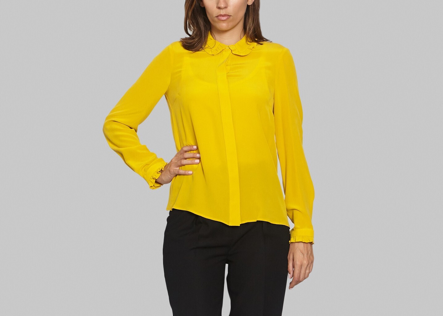 TARA JARMON Silk Blouse
