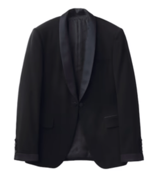 JOHN LAWRENCE SULLIVAN WOOL TUXEDO JACKET